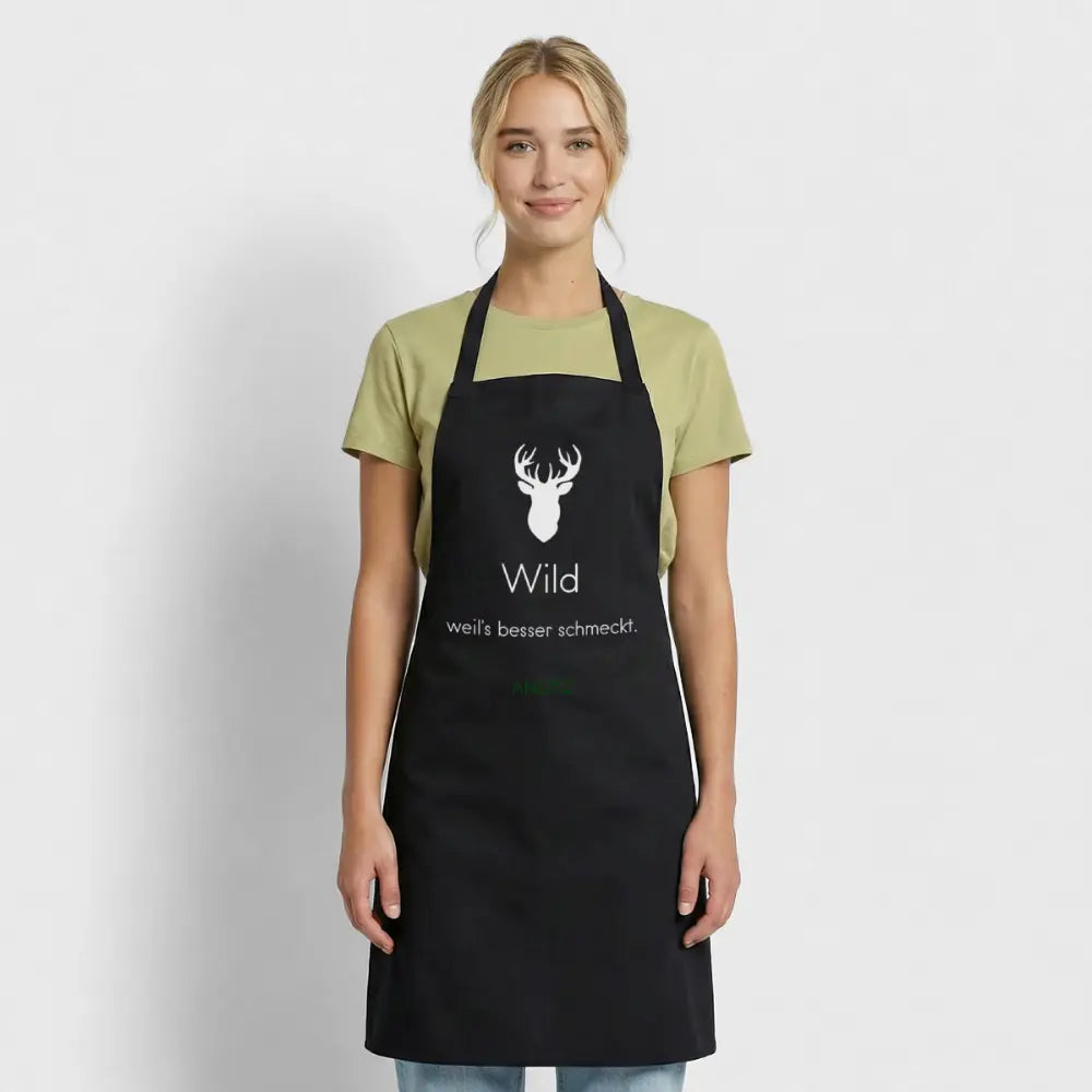 Schürze No. 01 – Wild - black