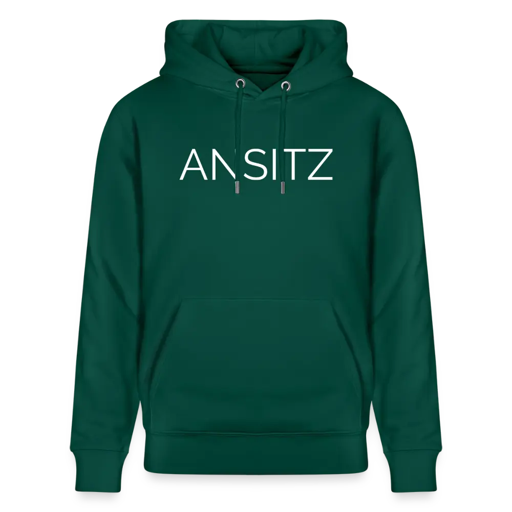 ANSITZ 2.0 - Hoodie Unisex - White Print - Forest