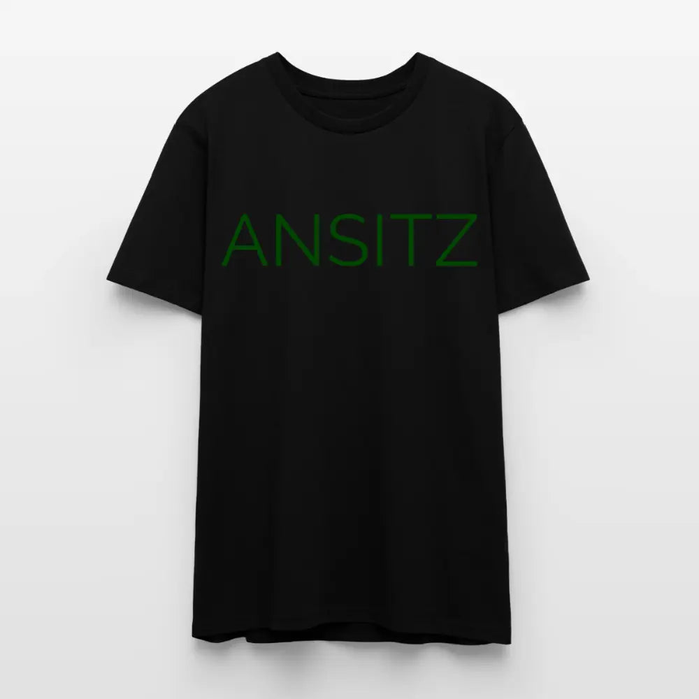 ANSITZ 2.0 - Men T-Shirt - Green Print - Schwarz