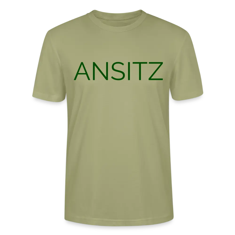 ANSITZ 2.0 - Men T-Shirt - Green Print - Nebelgrün