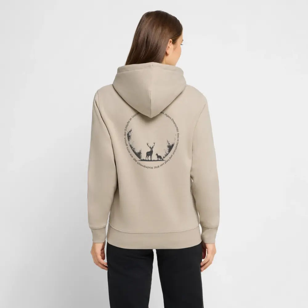 Ehrenschild 3.0 - Hoodie Unisex - Black Print - Beige