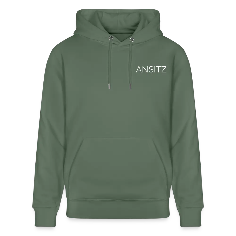 Ehrenschild 2.0 - Hoodie Unisex - White Print - Tanngrün