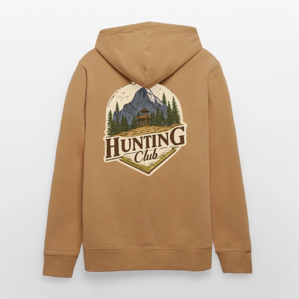 Hunting Club - Hoodie Unisex - Green Print - Karamell 