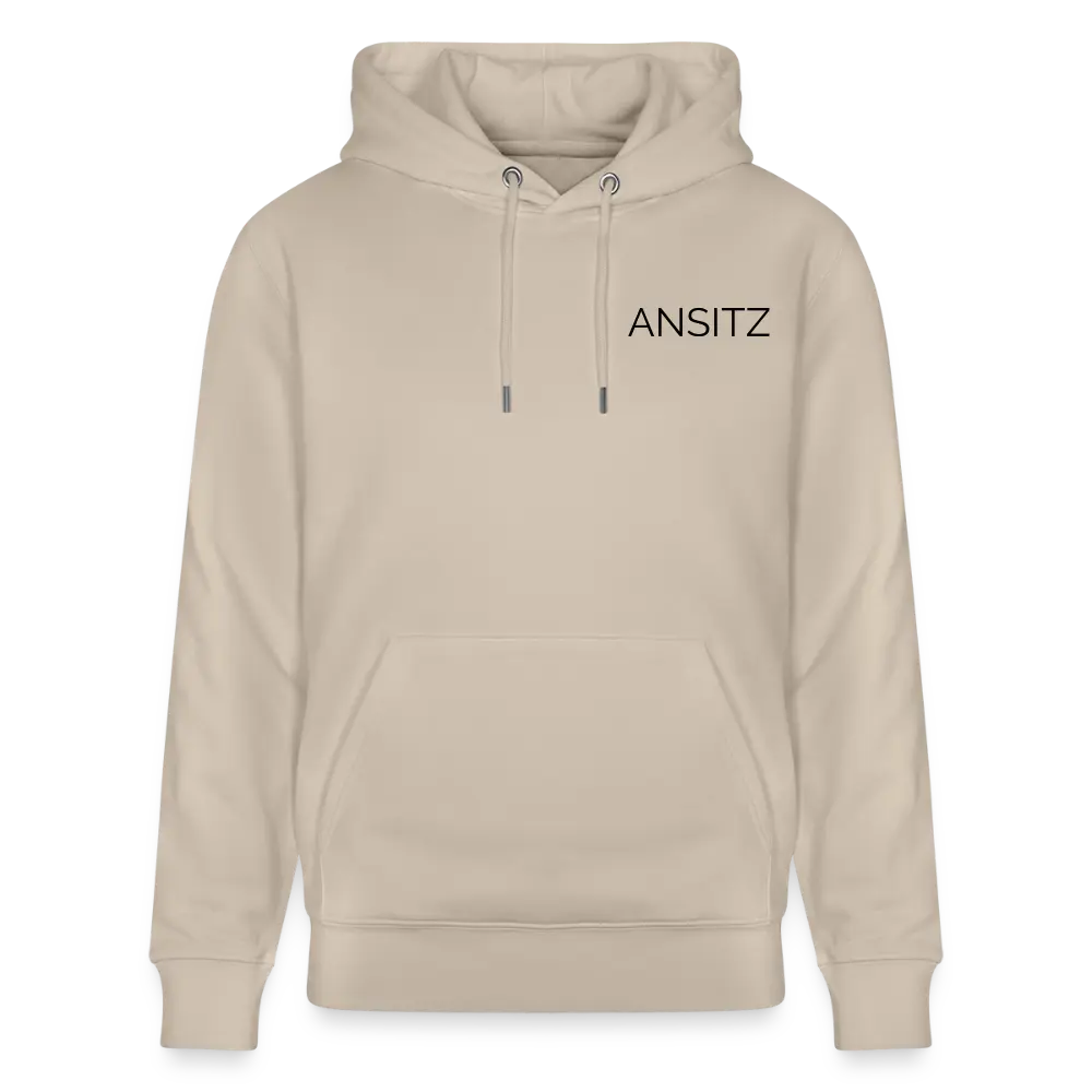 Ehrenschild 3.0 - Hoodie Unisex - Black Print - Beige