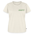 ANSITZ 1.0 - Woman T-Shirt - Green Print - Naturweiß