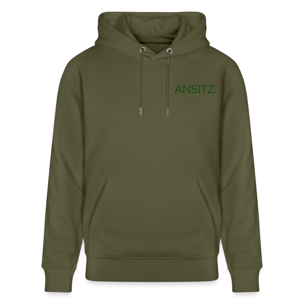 Hunting Club - Hoodie Unisex - Green Print - Khaki Grün