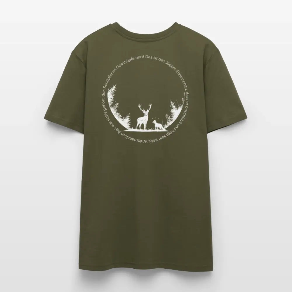 Ehrenschild 2.0 - T-Shirt Unisex - White Print - Khaki