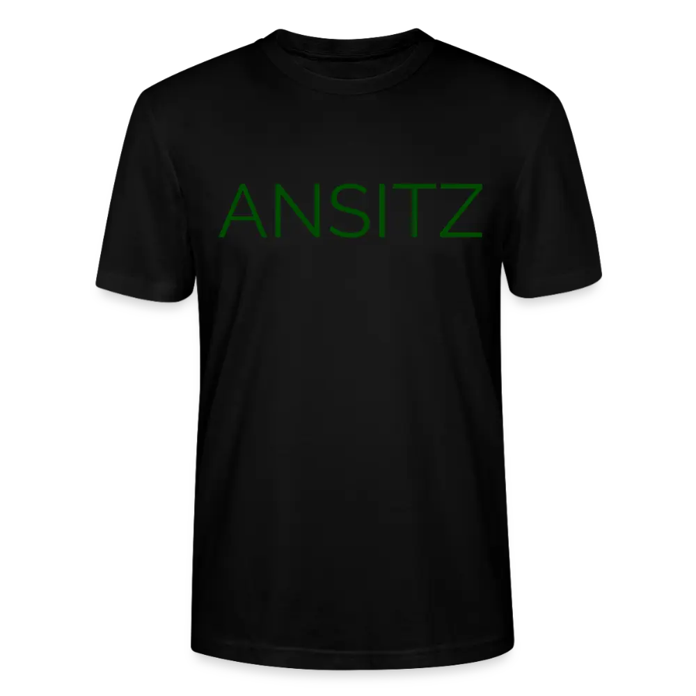 ANSITZ 2.0 - Men T-Shirt - Green Print - Schwarz