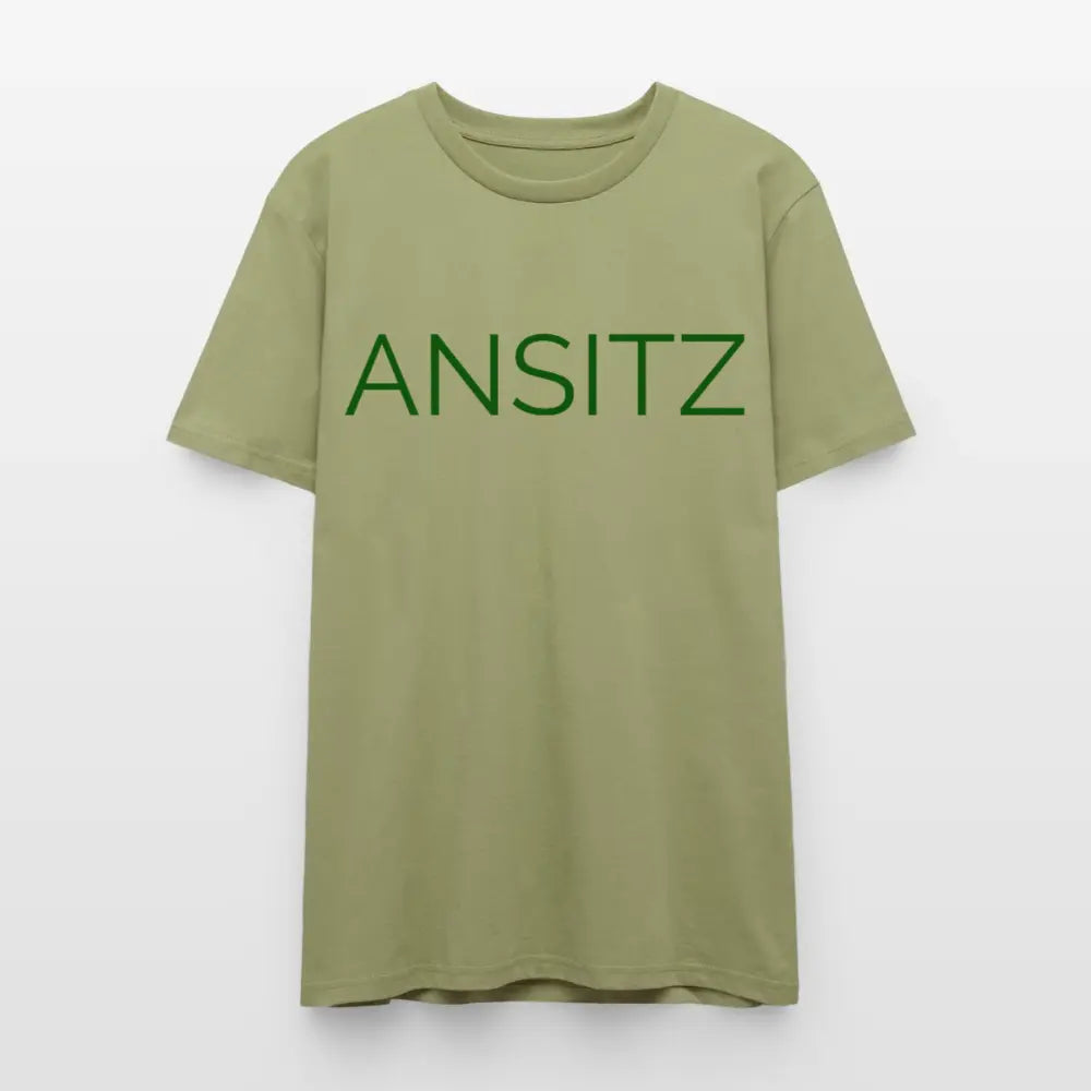 ANSITZ 2.0 - Men T-Shirt - Green Print - Nebelgrün
