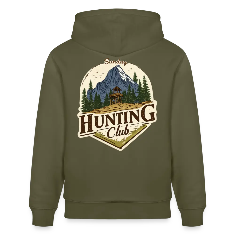 Hunting Club 2.0 - Hoodie Unisex - Khaki Grün