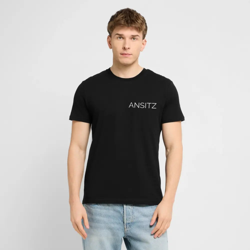 Ehrenschild 2.0 - T-Shirt Unisex - White Print - Schwarz