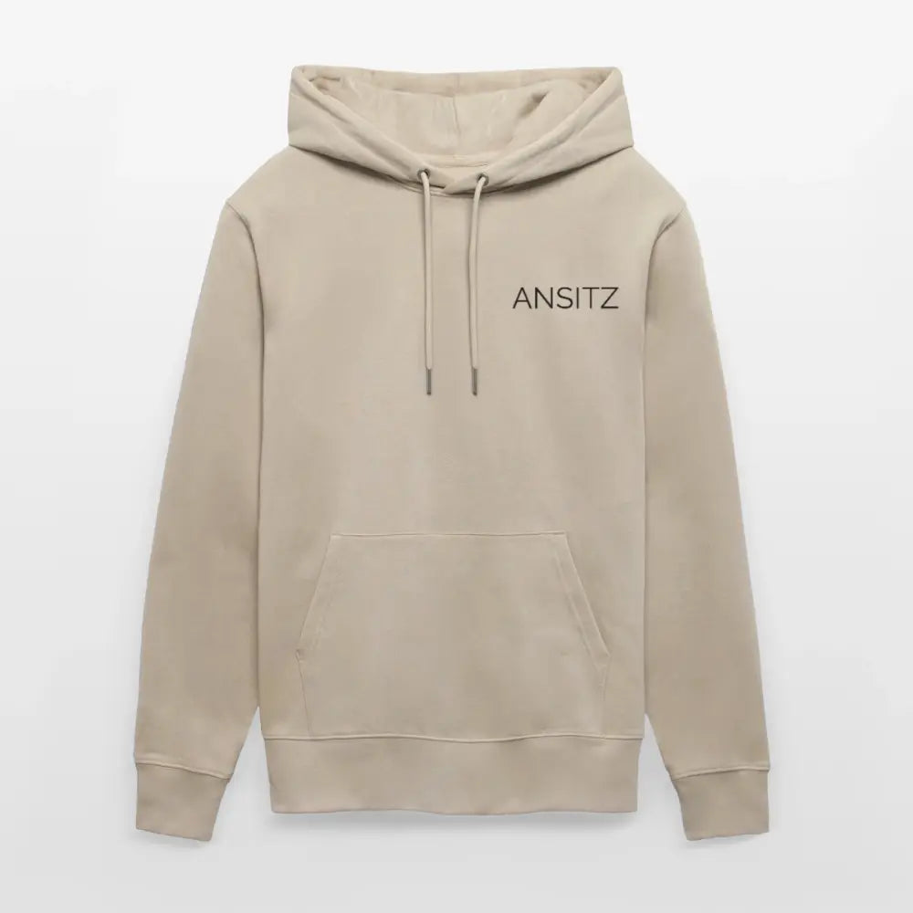 Ehrenschild 3.0 - Hoodie Unisex - Black Print - Beige