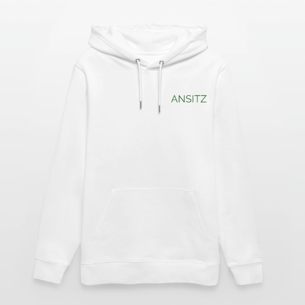 Hunting Club - Hoodie Unisex - Green Print - Weiß